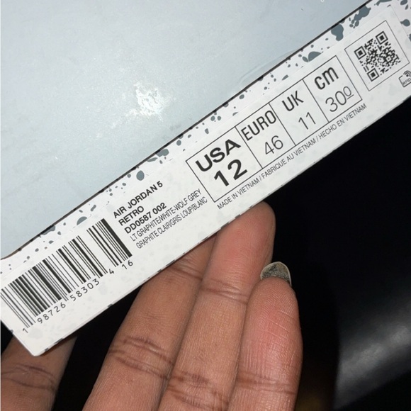 Jordan Retro 5 “Wolf Grey” Sz 12 - Picture 3 of 3